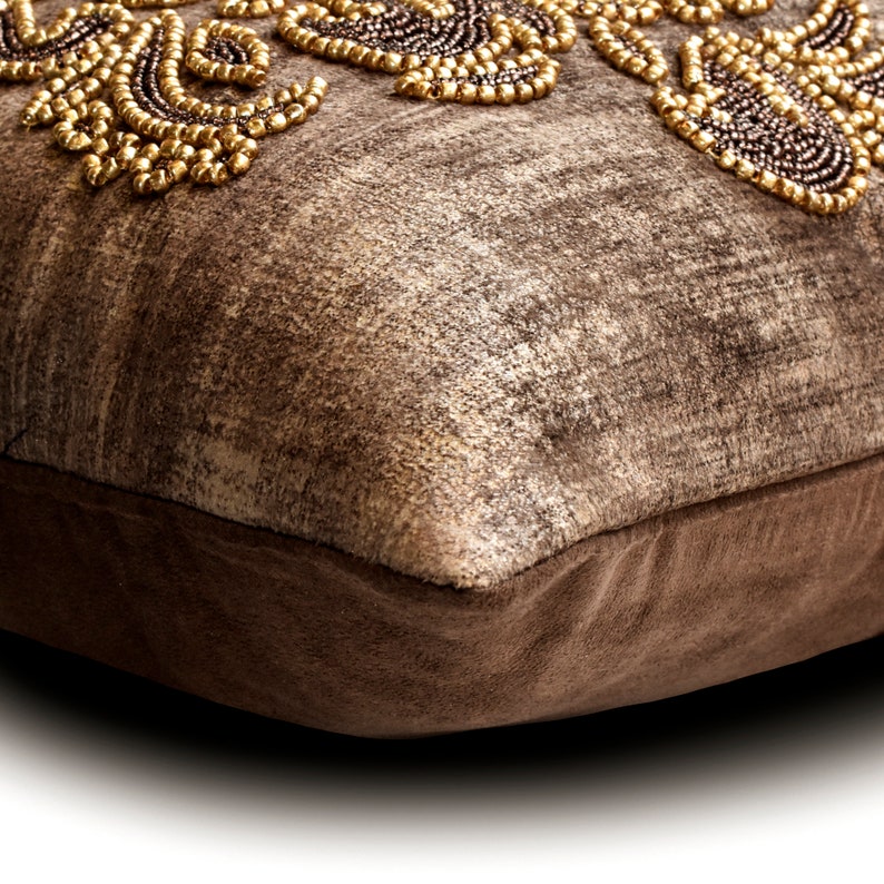 Aureate Brown Decorative Euro Sham