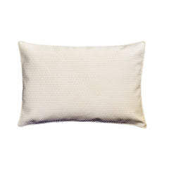 White Suave Lumbar Pillow Cover