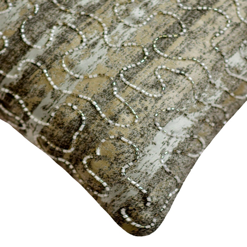 Time To Time Silver Decorative Euro Sham