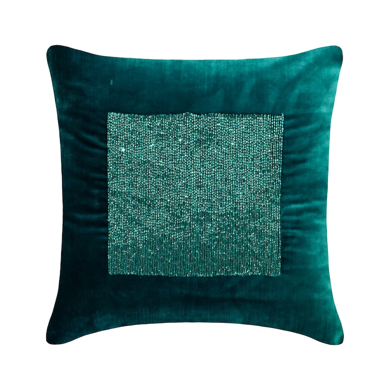 Esquire Teal Throw Pillow Cover