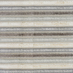 Jacquard Velvet Stripes Gray & Teal Jacquard Chenille Velvet Fabric By The Yard