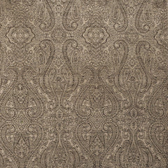 Beige Damask With Copper Lurex Fabric By The Yard