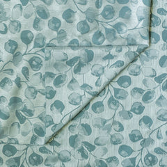 Blue Jacquard Fabric by the Yard