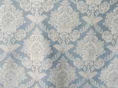Teal Blue Linen Fabric By The Yard