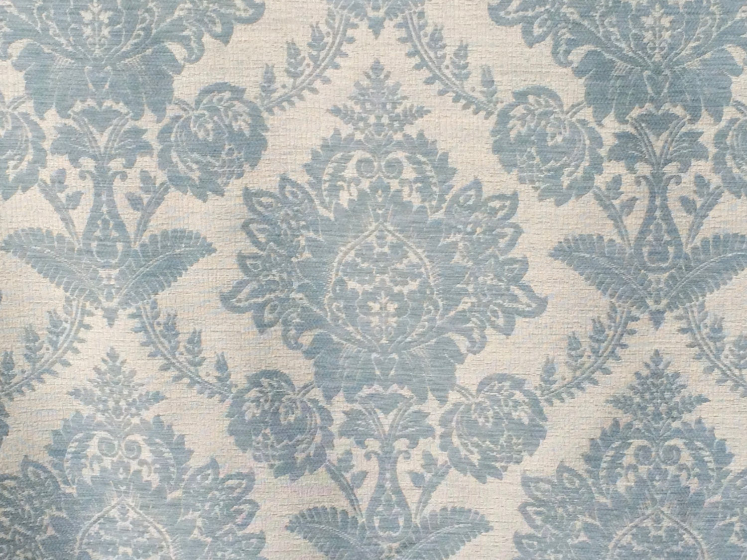 Teal Blue Linen Fabric By The Yard
