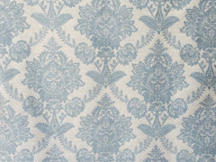 Teal Blue Linen Fabric By The Yard