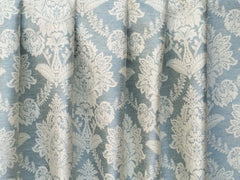Teal Blue Linen Fabric By The Yard