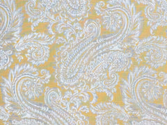 Yellow And Greys Fabric By The Yard