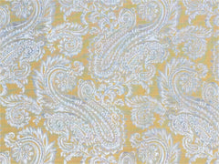 Yellow And Greys Fabric By The Yard