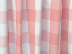 Peach And Ivory Cotton Fabric By The Yard