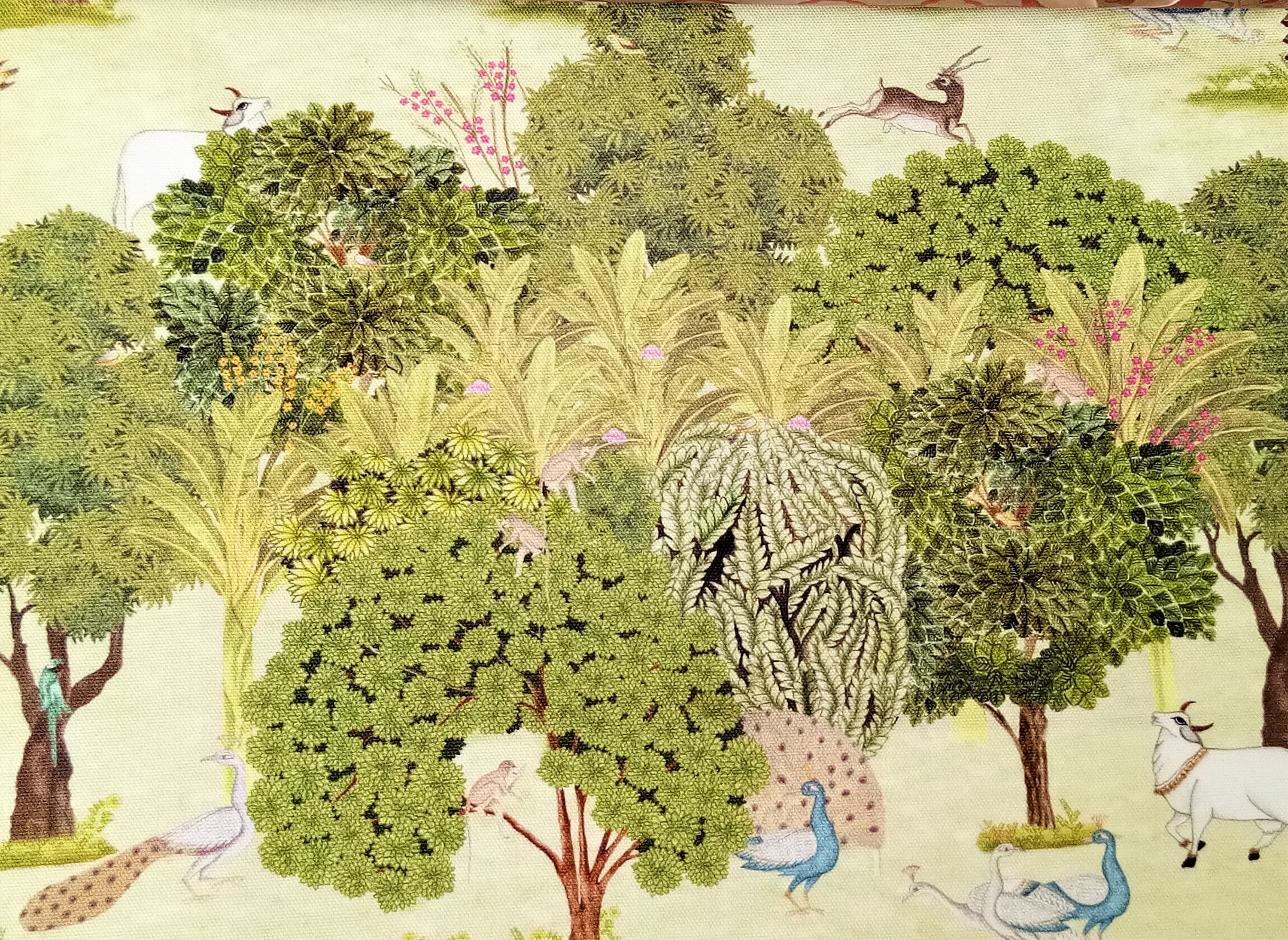 Green Pastures Cotton Fabric By The Yard