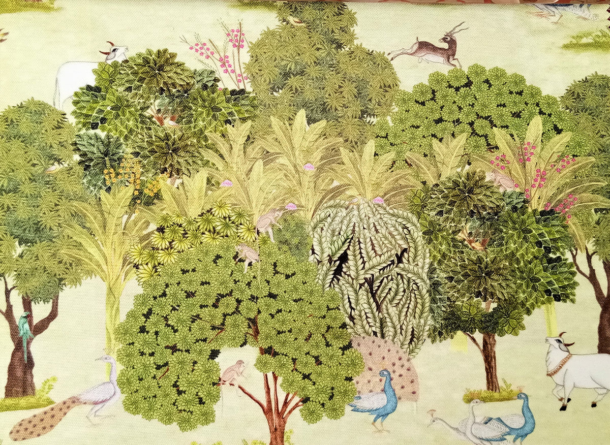 Green Pastures Cotton Fabric By The Yard