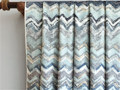 Waves Are Scenic Printed Velvet Fabric By The Yard