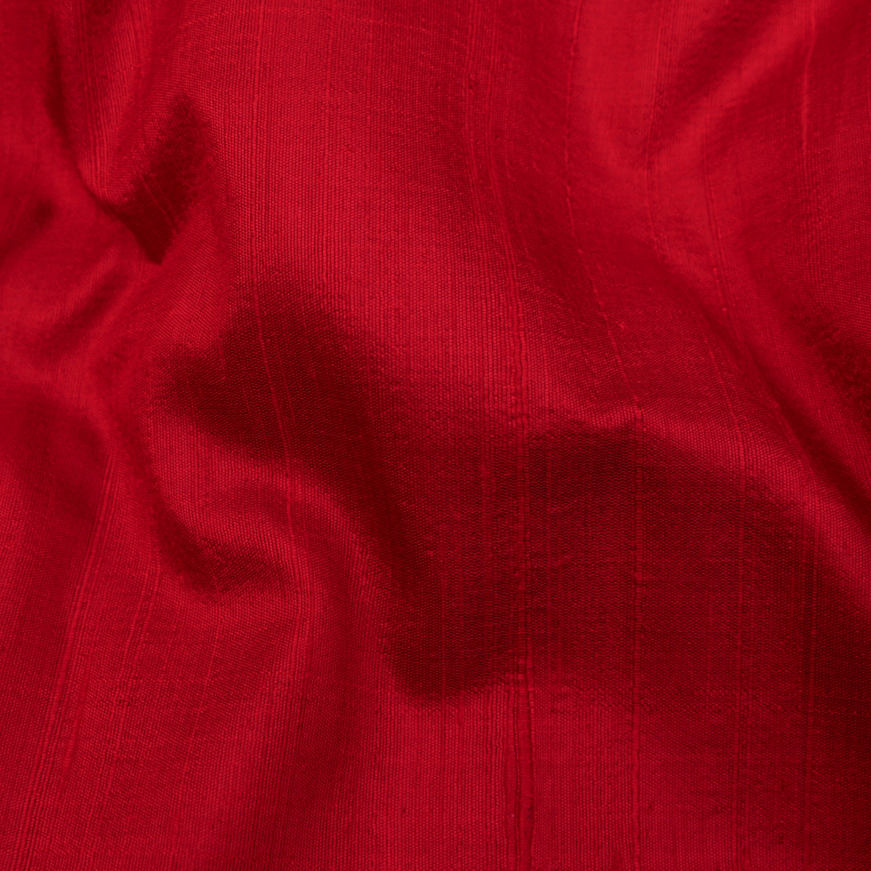 Red Silk Dupioni Curtain Panels