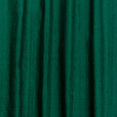 Dark Green Silk Dupioni Curtain Panels