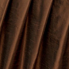 Dark Chocolate Art Silk Curtain Panels