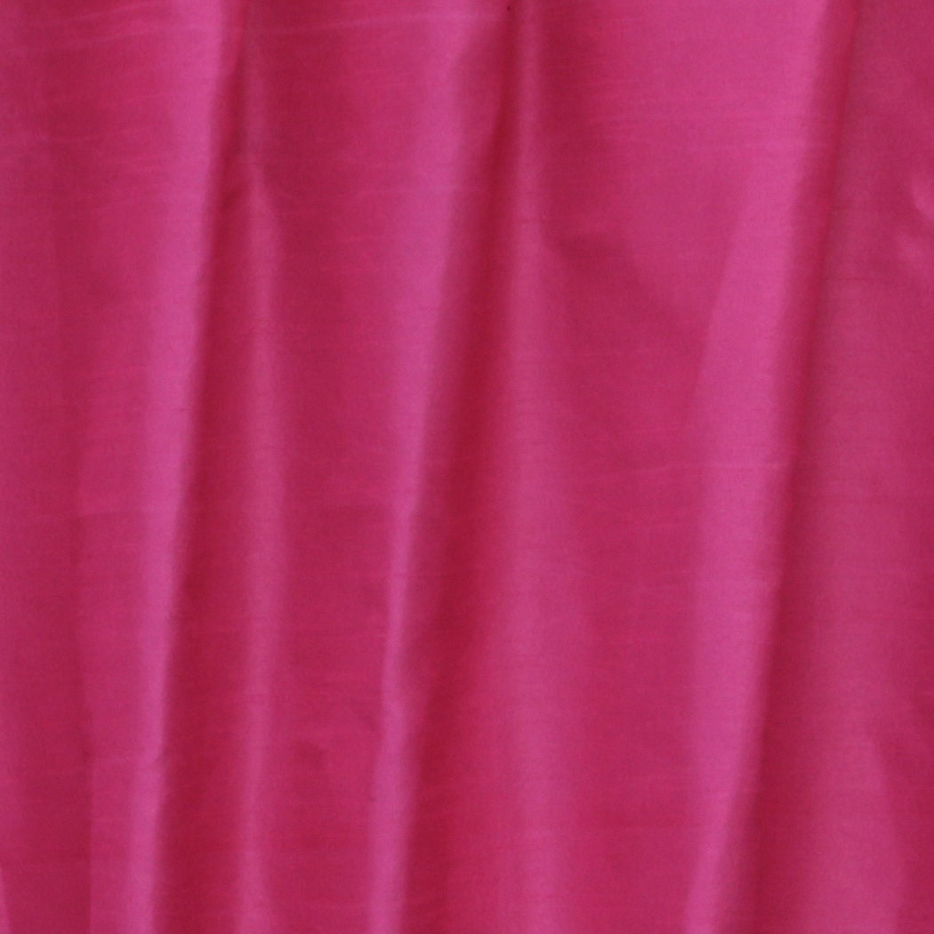 Fuchsia Pink Art Silk Curtain Panels