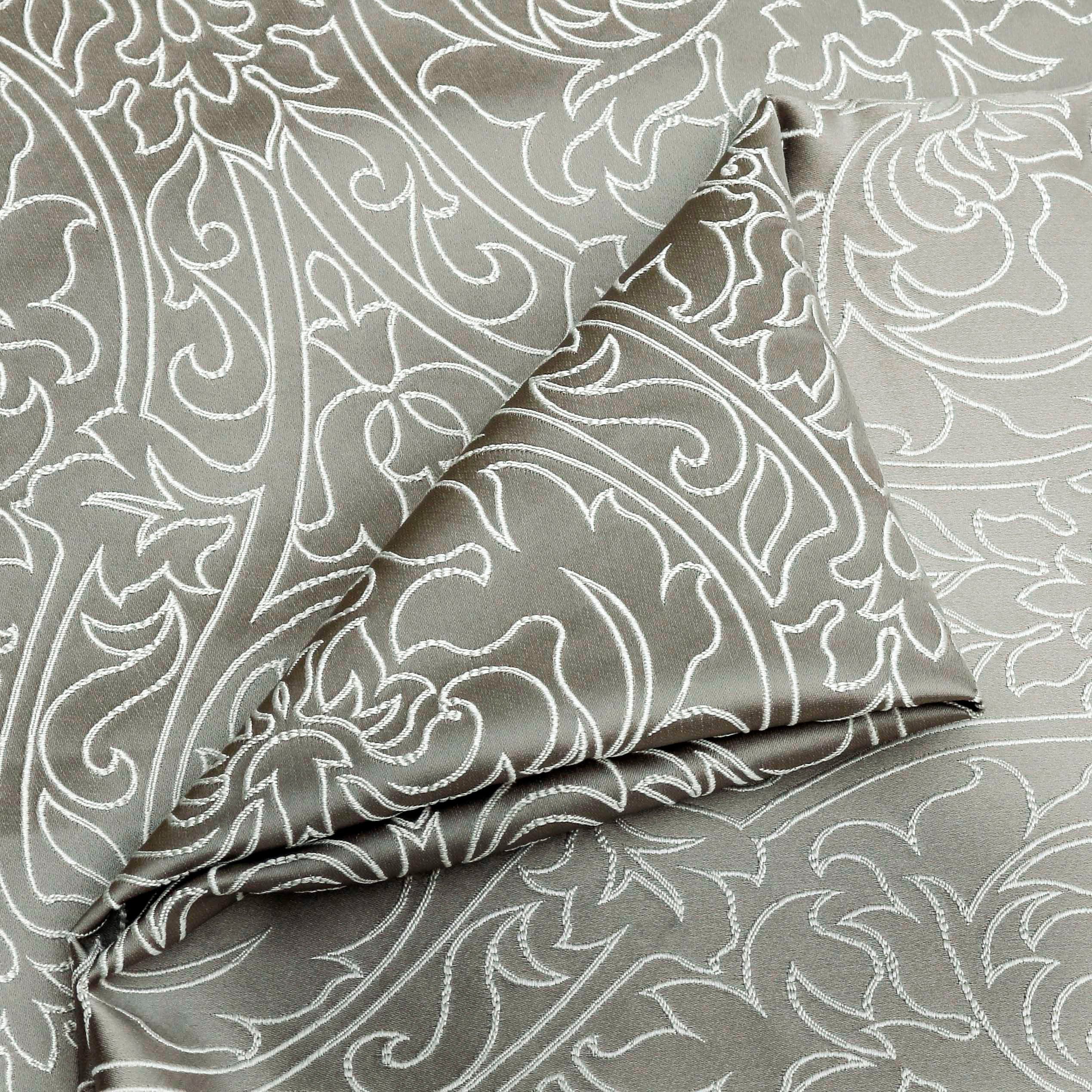 Damask Ornate Jacquard Fabric By The Yard
