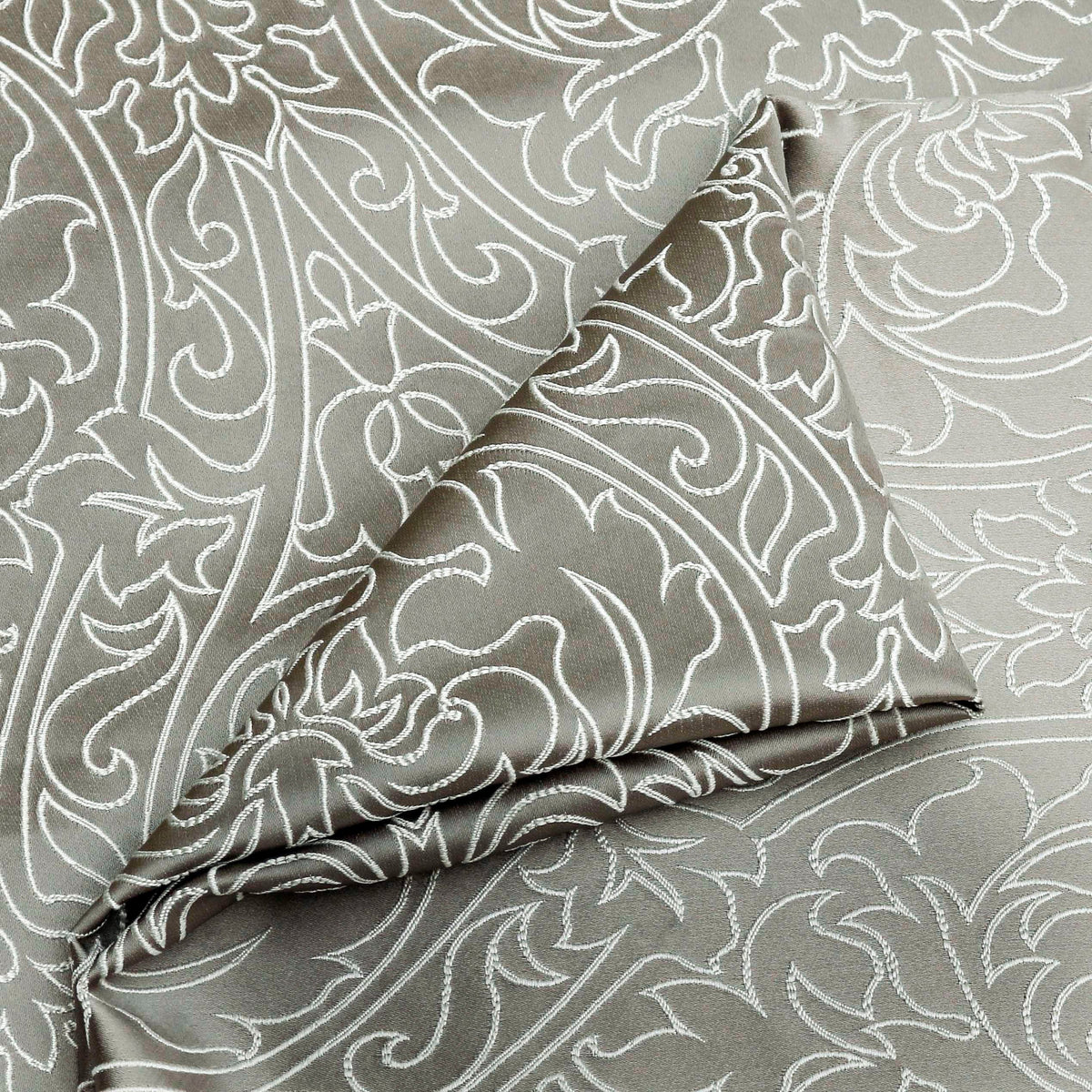 Damask Ornate Jacquard Fabric By The Yard