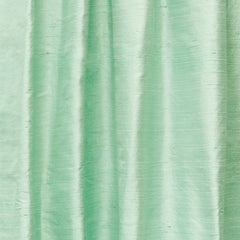 Mint Green Pure Silk Dupioni Curtain Panels