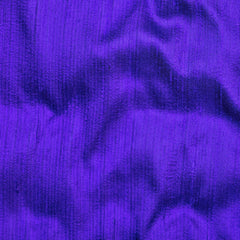 Bright Blue Silk Dupioni Fabric By The Yard