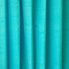 Sea Green Silk Dupioni Curtain Panels