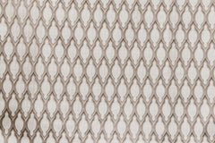 Beige Ogee Jacquard Fabric By The Yard