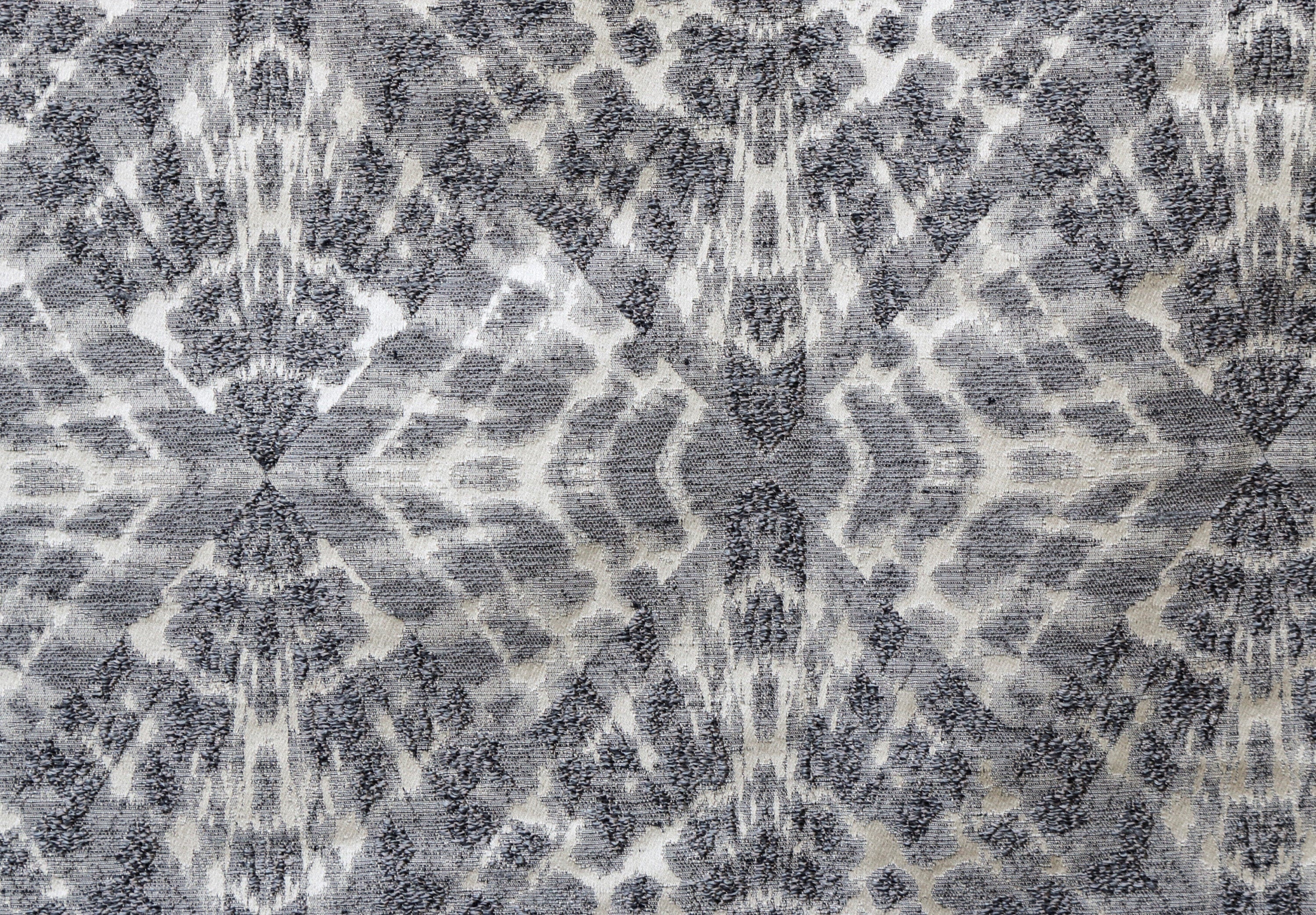 Gray Tie N Dye Jacquard Fabric By The Yard