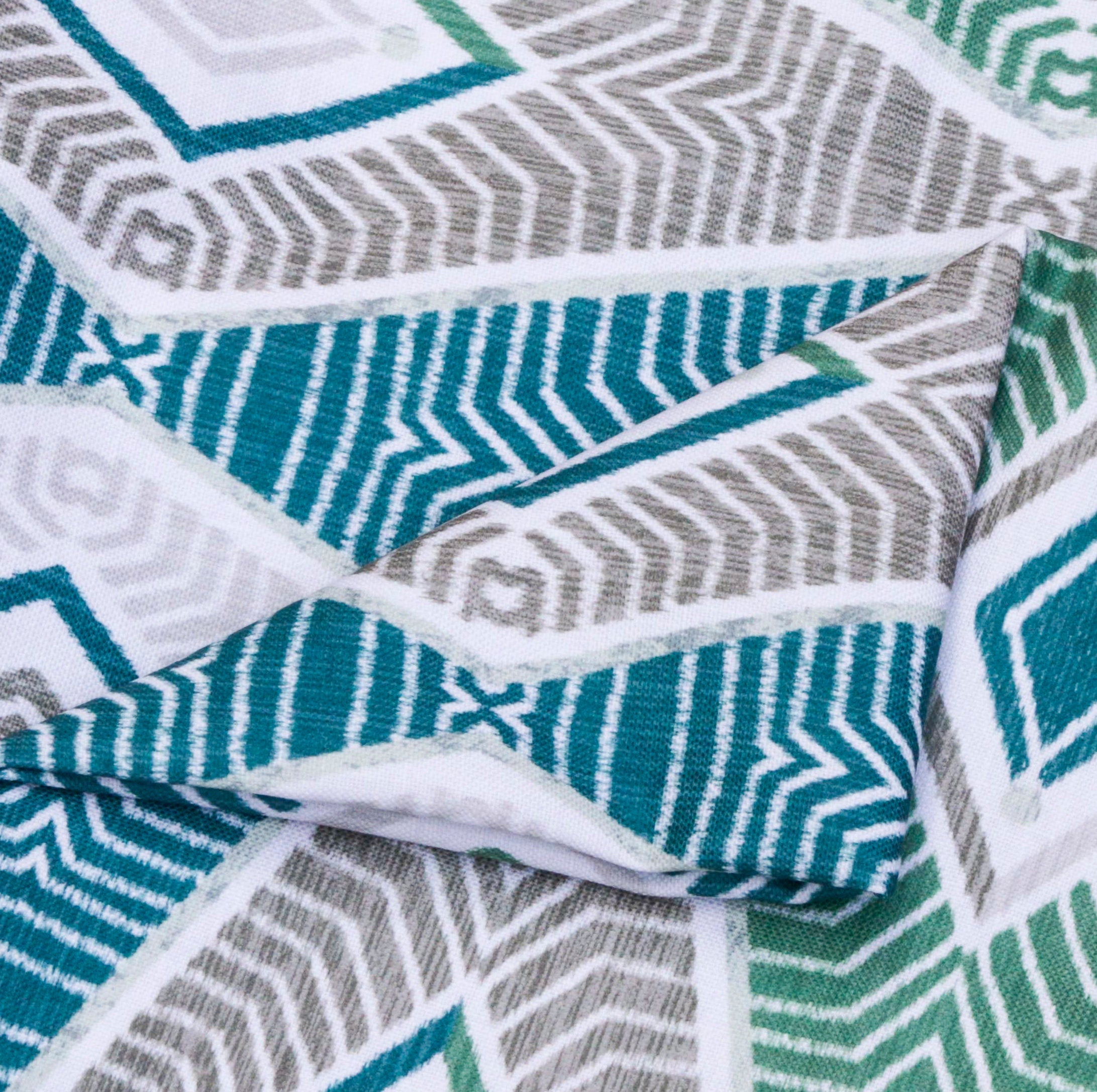 Green Egyptian Cotton Fabric By The Yard