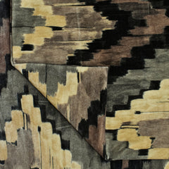 Beige And Brown Velvet Fabric By The Yard