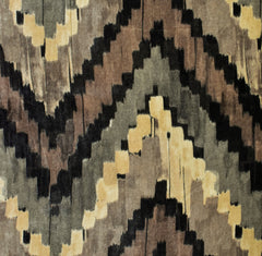 Beige And Brown Velvet Fabric By The Yard