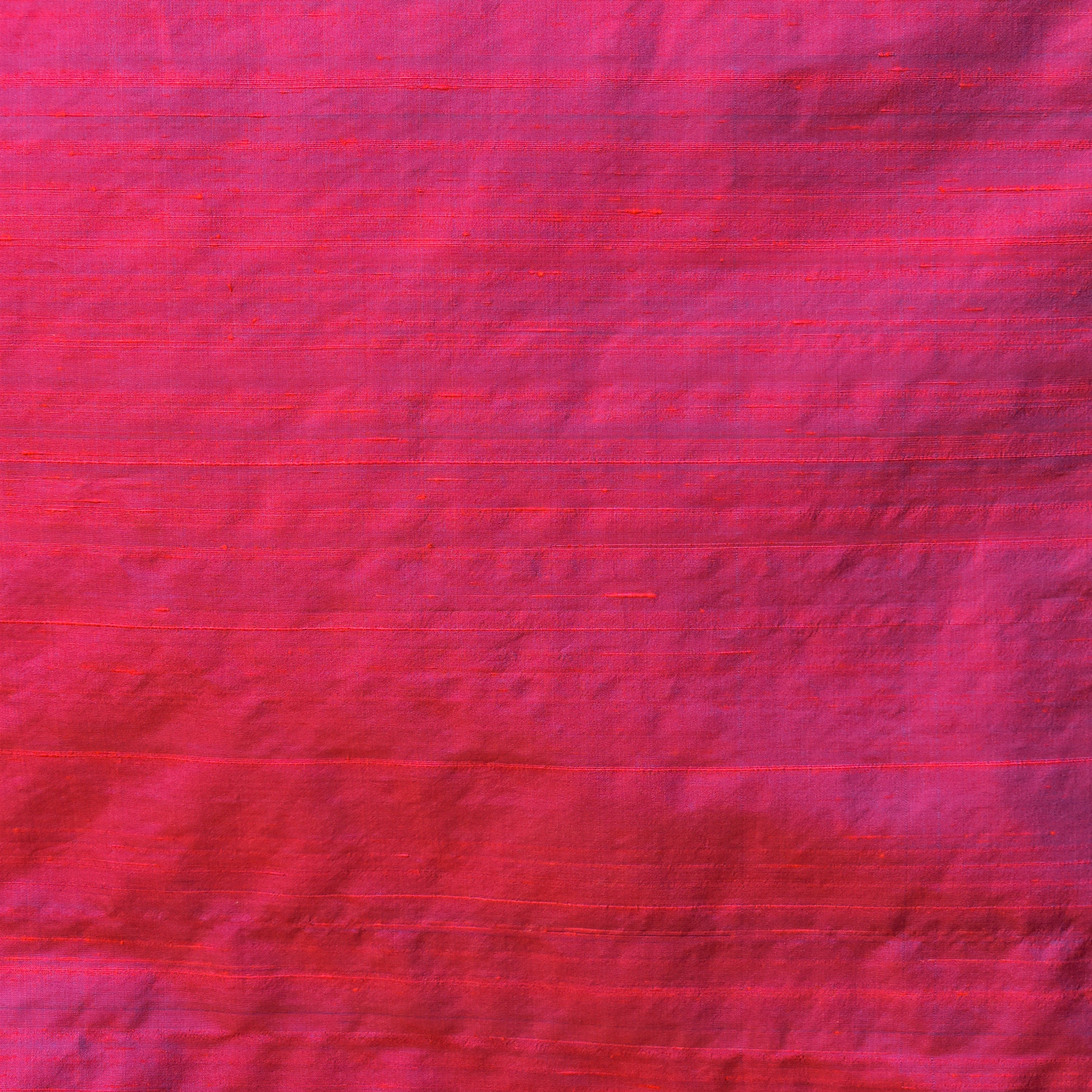 Red And Ink Blue Silk Dupioni Curtain Panels