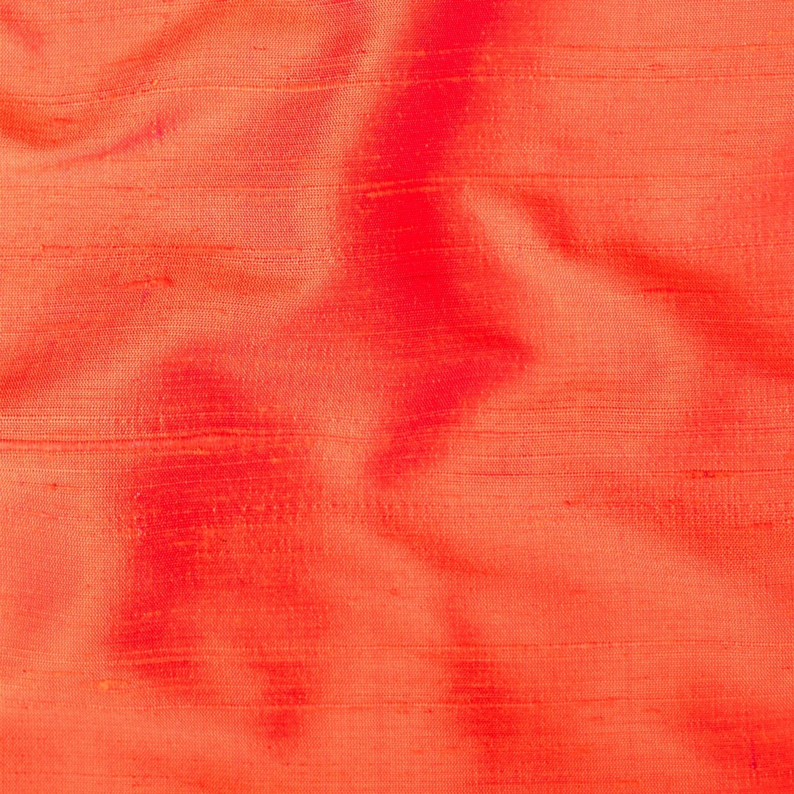 Orange & Pink Pure Silk Dupioni Curtain Panels