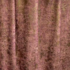 Brick Red Foil Velvet Fabric By The Yard