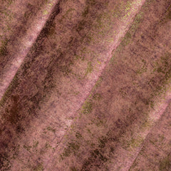 Brick Red Foil Velvet Fabric By The Yard