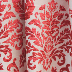 Cayenne Red Velvet Fabric By The Yard