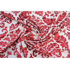 Cayenne Red Velvet Fabric By The Yard