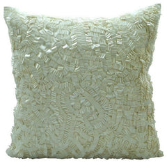 Ivory Elegance Pillow Cover