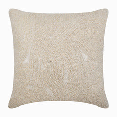 Ivory Galaxy - Ivory Art Silk Decorative Euro Sham