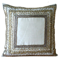 Ivory Treasure Pillow Cover