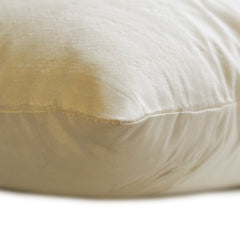 Ivory Bricks - Ivory Art Silk Throw Pillow Cover