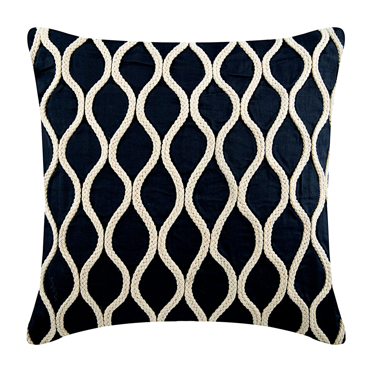 Jute Chorus Pillow Cover