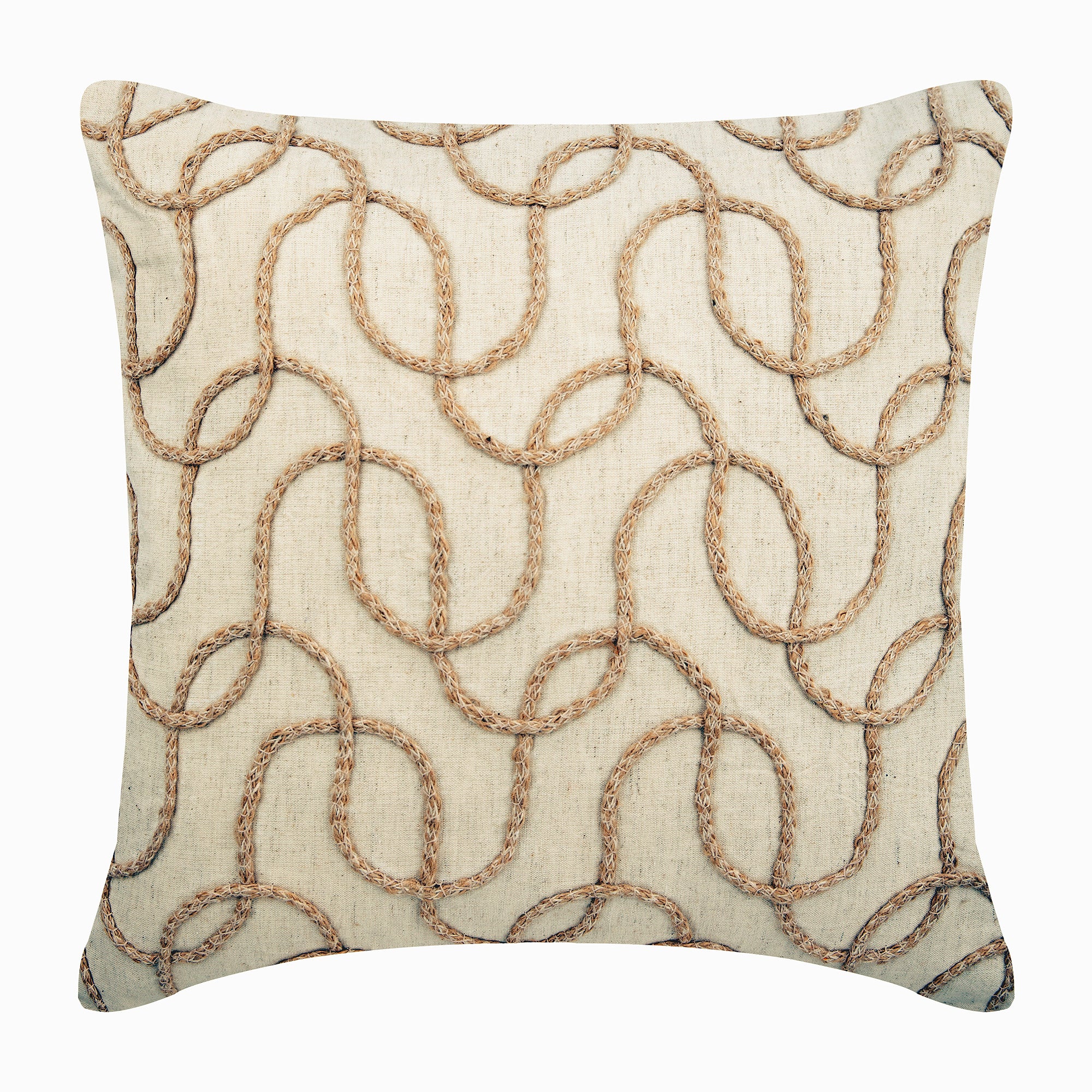 Jute Shoot Pillow Cover