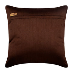 Koi Fishy Scales - Red Art Silk Decorative Euro Sham