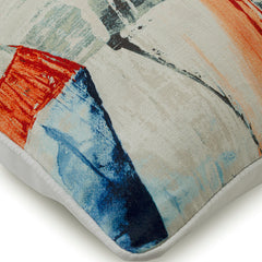 Let'S Paint - Multicolor Cotton Decorative Euro Sham