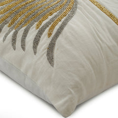 Love Grows On Trees - Ivory Art Silk Throw Pillow Cover