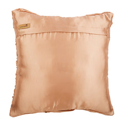 Lush - Peach Pink Satin Throw Pillow Cover