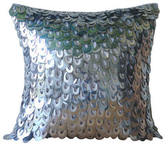 Metallic Scales Pillow Cover