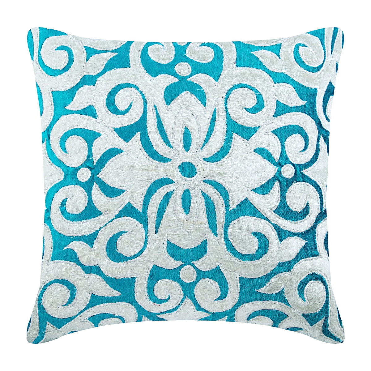 Fuchsia Kingdom - Pink Velvet Throw Pillow Cover