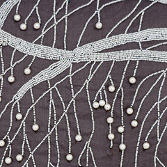 Nature Pearl - Brown Cotton Linen Decorative Euro Sham